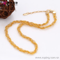 63413 nigerian wedding bead jewelry fashion 18k small bead copper alloy jewelry sets